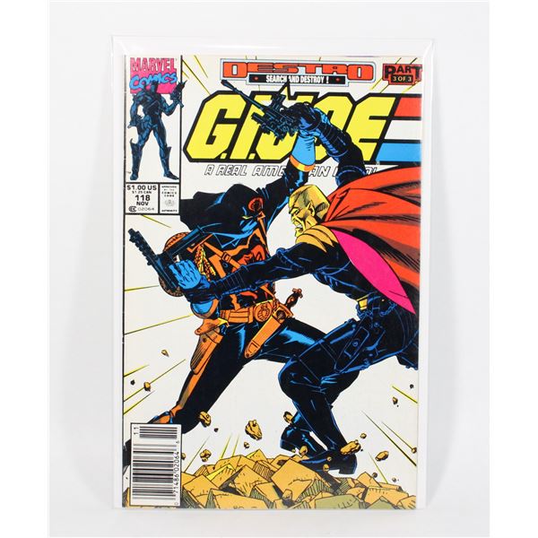 MARVEL COMICS G.I.JOE A REAL AMERICAN HERO #118