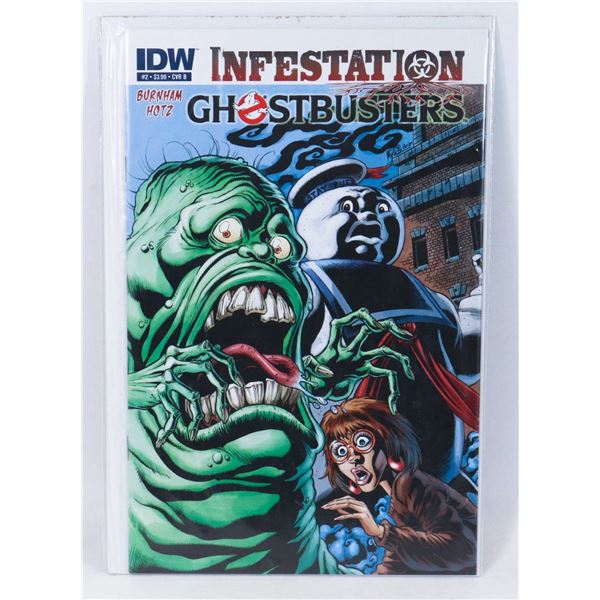 IDW INFESTATION #2 CVR B (FEAT. THE GHOSTBUSTERS
