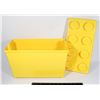 Image 1 : YELLOW LEGO OFFICIAL STORAGE BIN