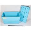 Image 1 : BLUE LEGO OFFICIAL STORAGE BIN