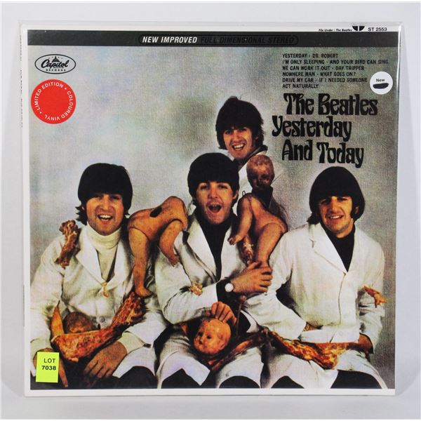 SEALED THE BEATLES YESTERDAY AND TODAY RECORD