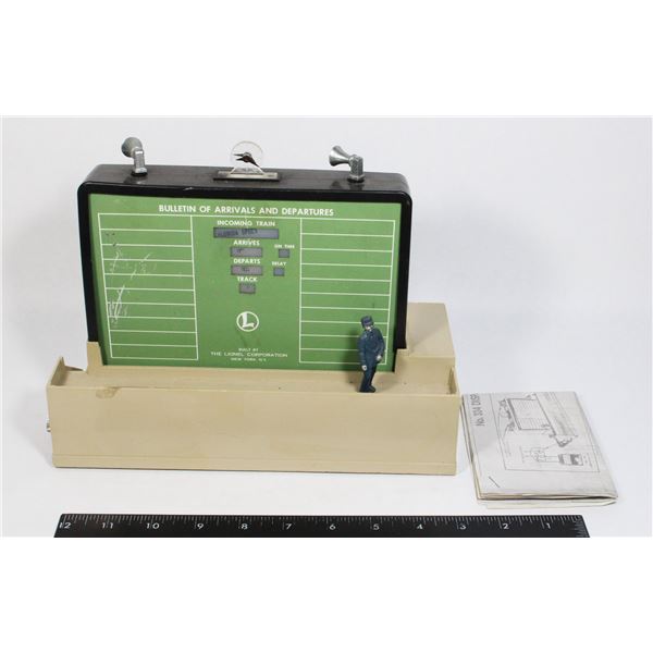 RARE 1950'S VINTAGE LIONEL DISPATCHING BOARD