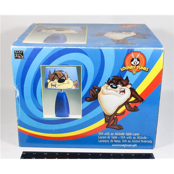LOONEY TUNES TAZ WITH AN ATTITUDE TABLE LAMP