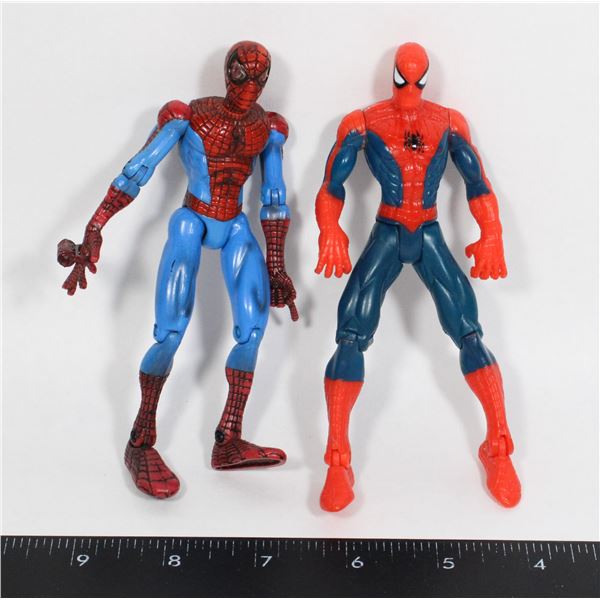 TWO SPIDER-MAN FIGURES FROM 1999