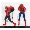 Image 1 : TWO SPIDER-MAN FIGURES 2003 SPIDER-MAN GUN 2008