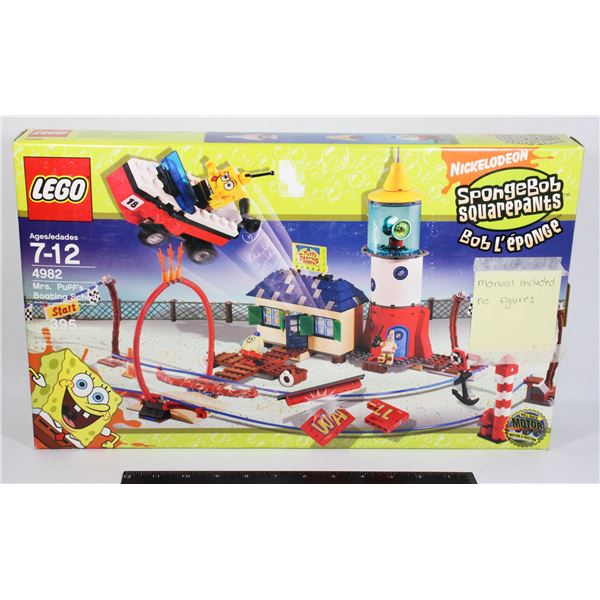 LEGO SPONGEBOB 4982 RETIRED MRS. PUFF BOATING