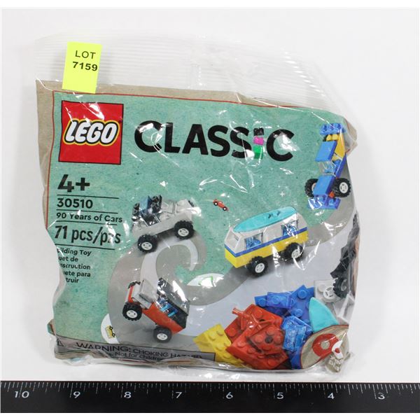 LEGO CLASSIC 30510 RETIRED 90 YEARS OF CARS NEW
