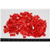 Image 1 : 150 + AUTHENTIC RED LEGO PIECES