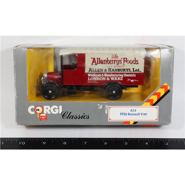 1926 RENAULT VAN "ALLENBURY'S FOODS" DIE CAST