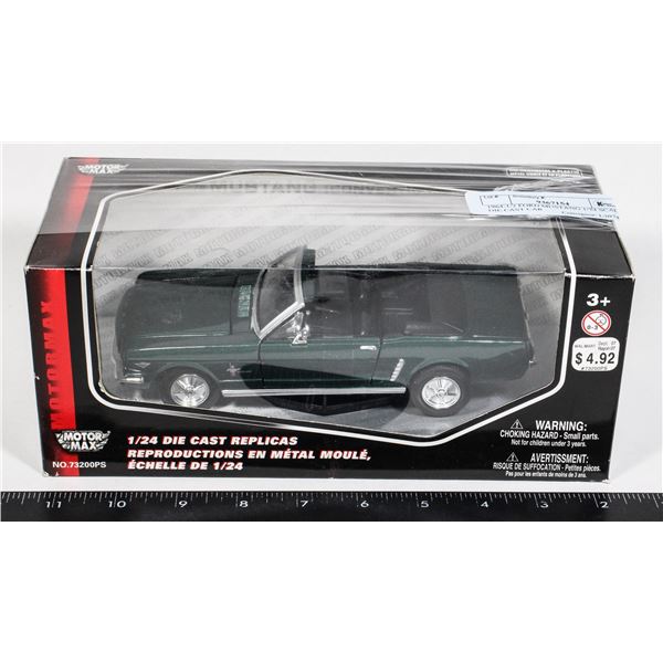 1964-1/2 FORD MUSTANG 1/24 SCALE DIE CAST CAR