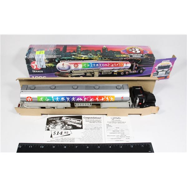 1996 TEXACO OLYMPIC GAMES TOY TANKER IN ORIGINAL