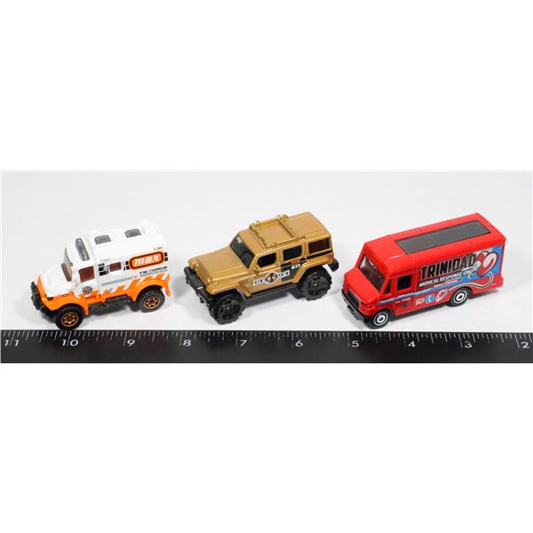 LOT OF 3 MATCHBOX EMERGENCY VEHICLES