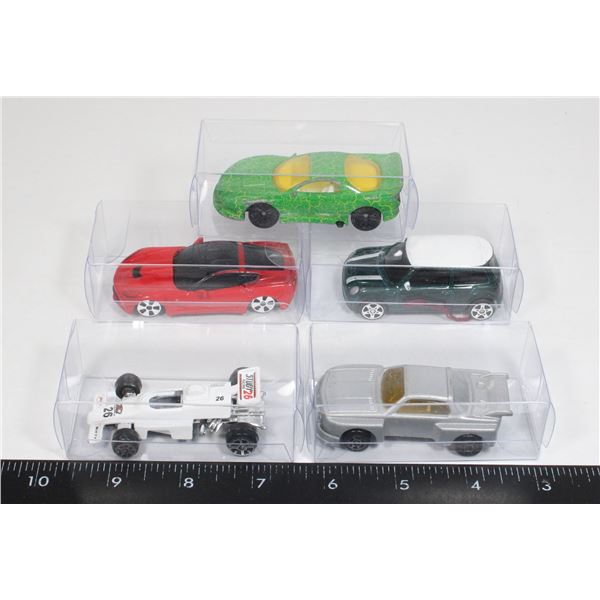 LOT OF 5 HOTWHEELS, MAISTO, AND MATCHBOX