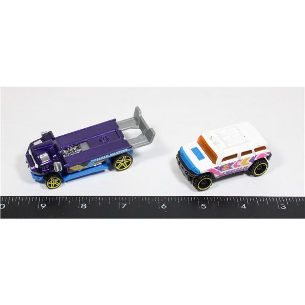 HOTWHEELS ROCKSTER AND HAULINATOR