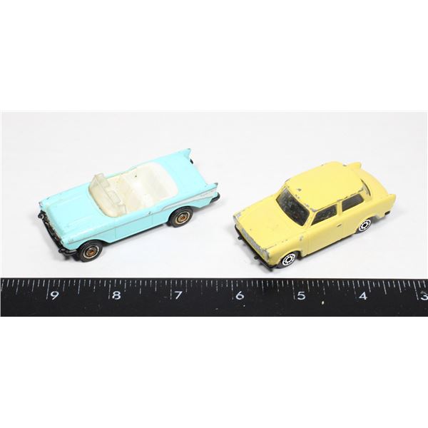LOT OF 2 VINTAGE COLLECTIBLE HOTWHEELS