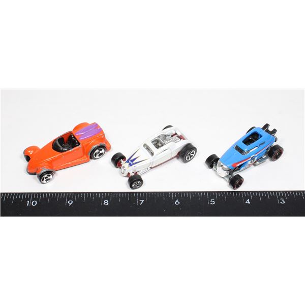 LOT OF 3 HOT ROD HOT WHEELS