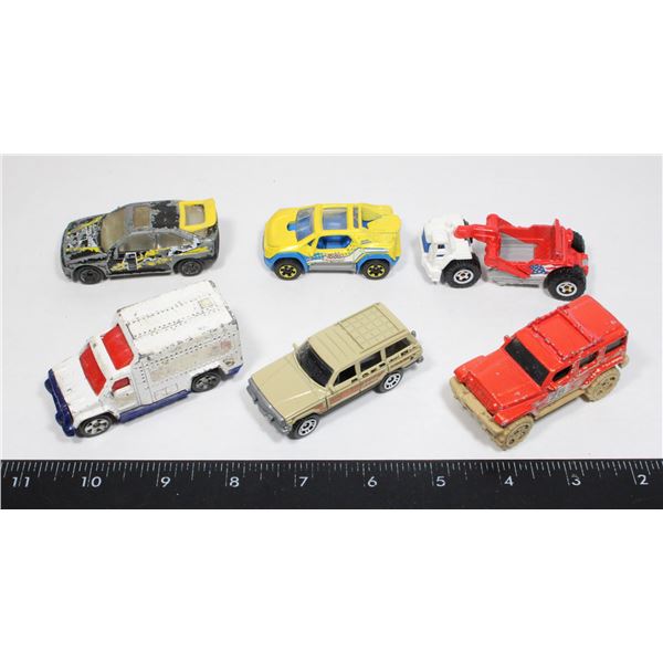 LOT OF 6 MATCHBOX VEHICLES
