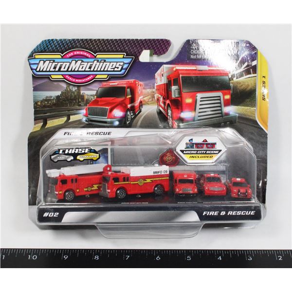 MICRO MACHINE FIRE & RESCUE SERIES 1 CHASE