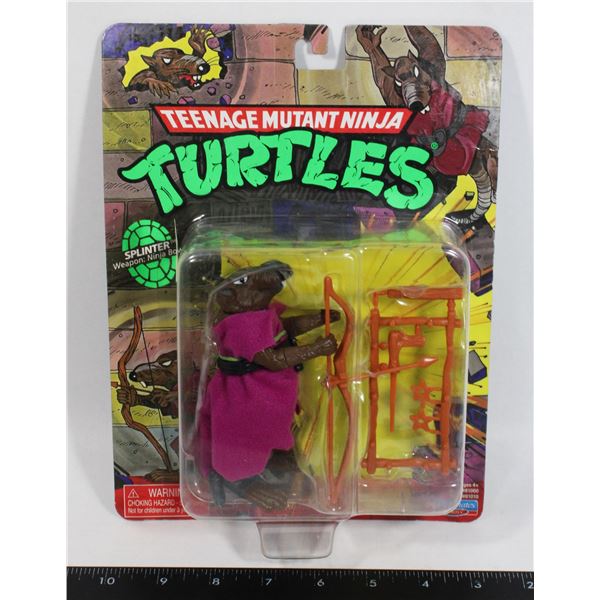 TEENAGE MUTANT NINJA TURTLES SPLINTER CARDED