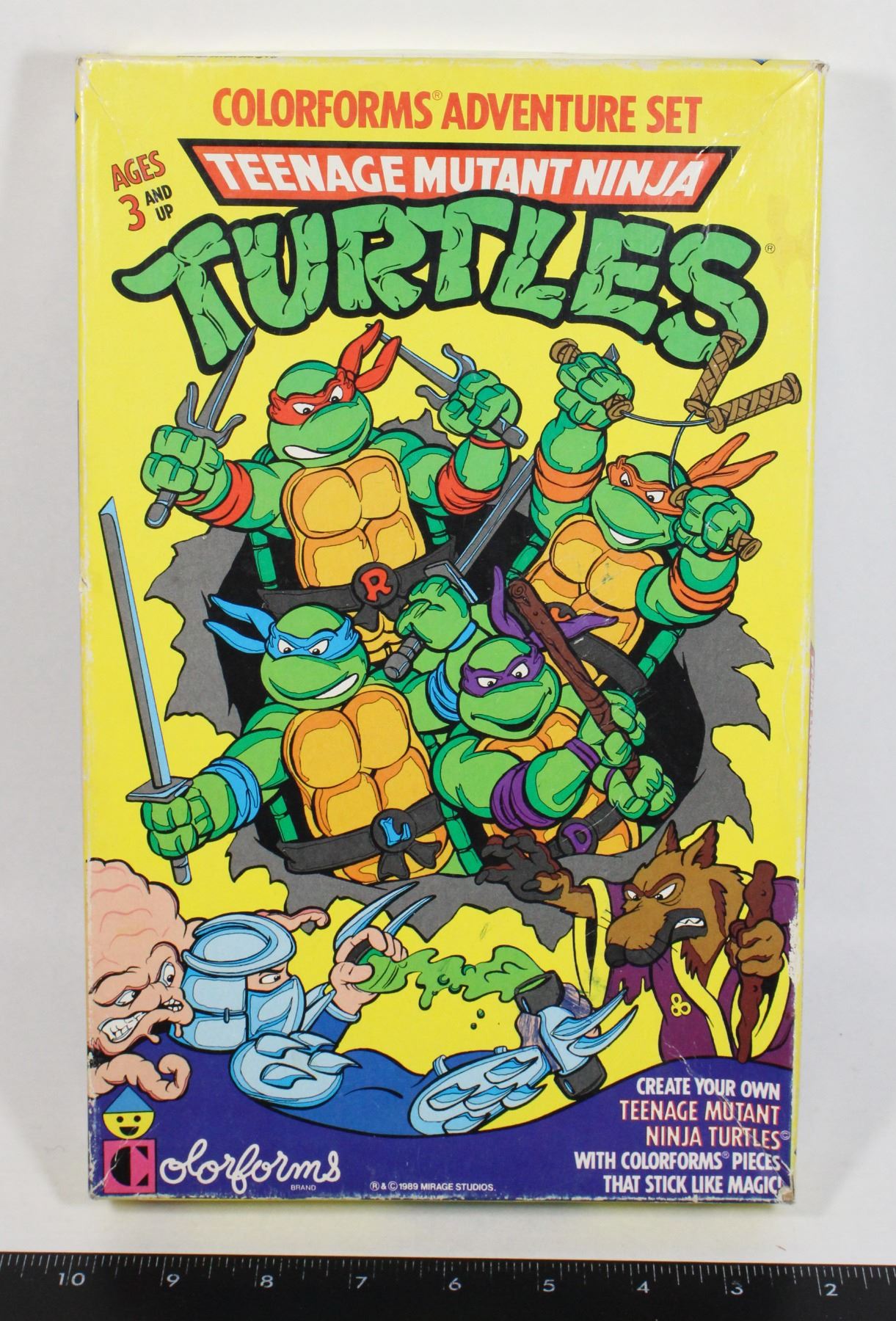 TEENAGE MUTANT NINJA TURTLES COLORFORMS ADVENTURE