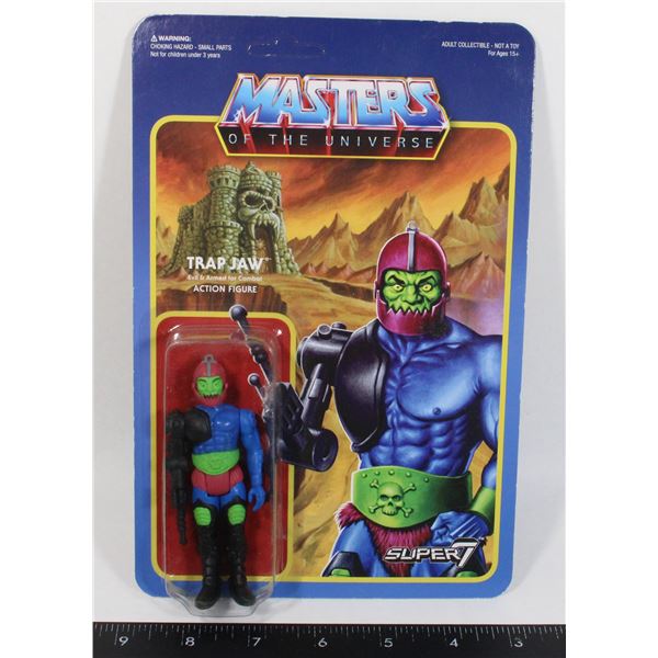 MASTERS OF THE UNIVERSE TRAP JAW ACTION FIGURE