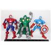 Image 1 : LOT OF 3 MARVEL SUPER HERO ACTION FIGURES