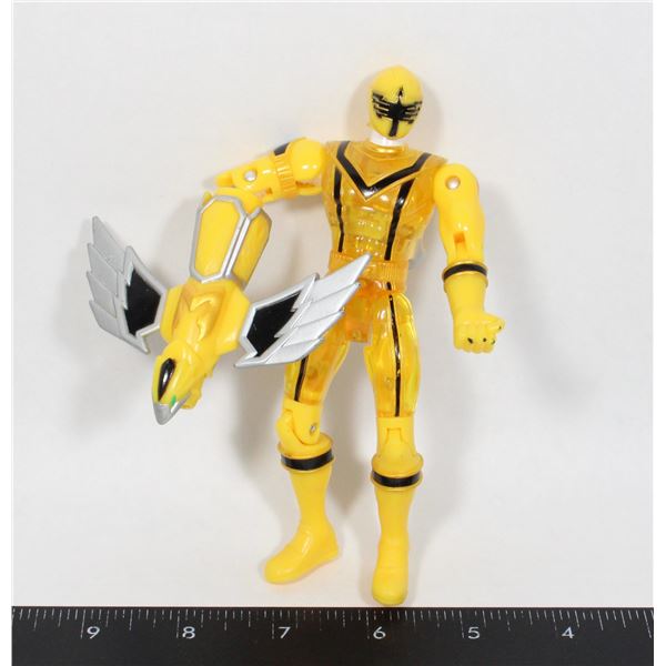 2005 POWER RANGERS MYSTIC FORCE 5 YELLOW