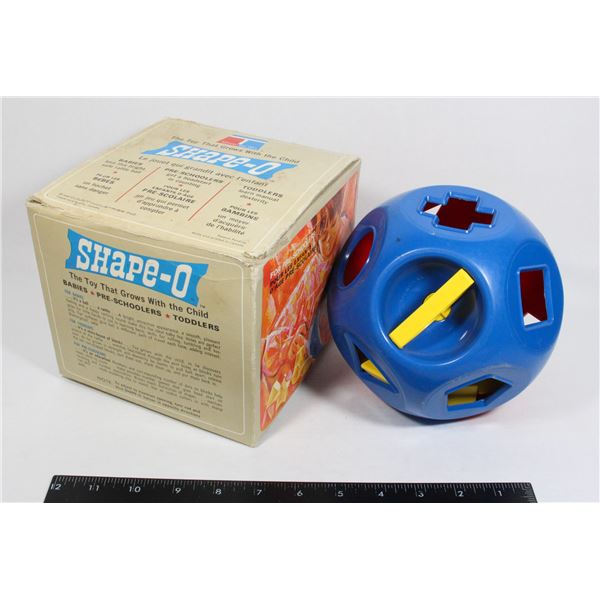 VINTAGE 1968 SHAPE-O BABY TOY "TUPPERWARE TOYS"