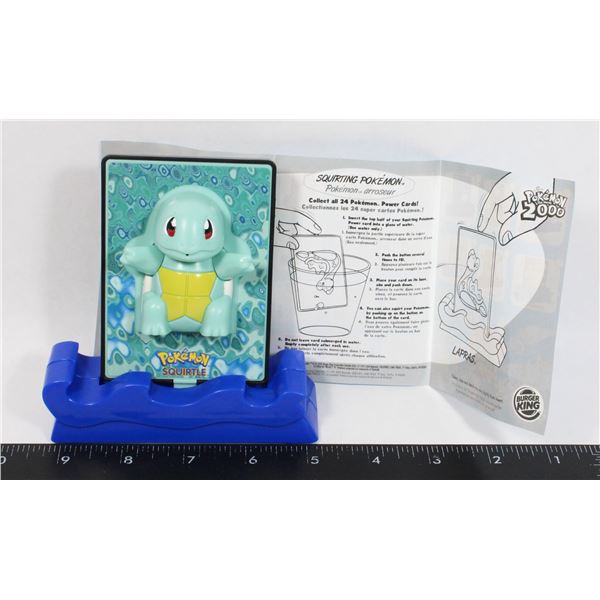 SQUIRTLE POKEMON 2000 BURGER KING TOY