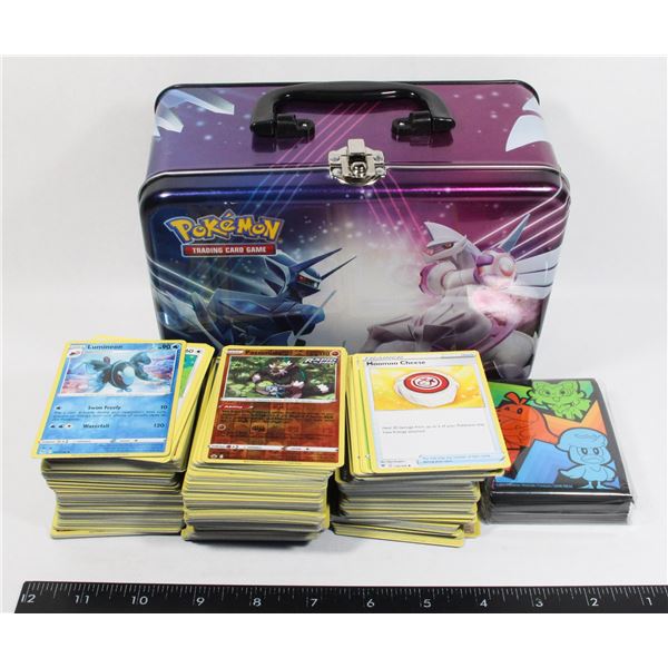 POKEMON COLLECTOR TIN FULL OF ASSORTED POKEMON