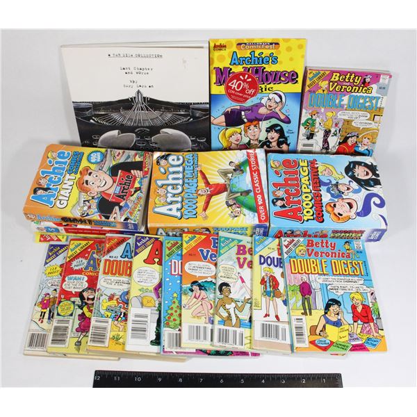 LARGE LOT OF ARCHIE COMICS AND A FAR SIDE