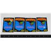 Image 1 : 4 PACKS O FMONSTER IN MY POCKET TRADING CARDS 1991
