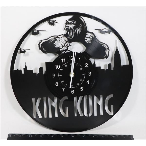 NEW KING KONG THEME VINYL RECORD ENGRAVED WALL