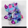 Image 1 : 1 FIESTA PSYCHEDELIC 10 INCH RHINO STUFFY