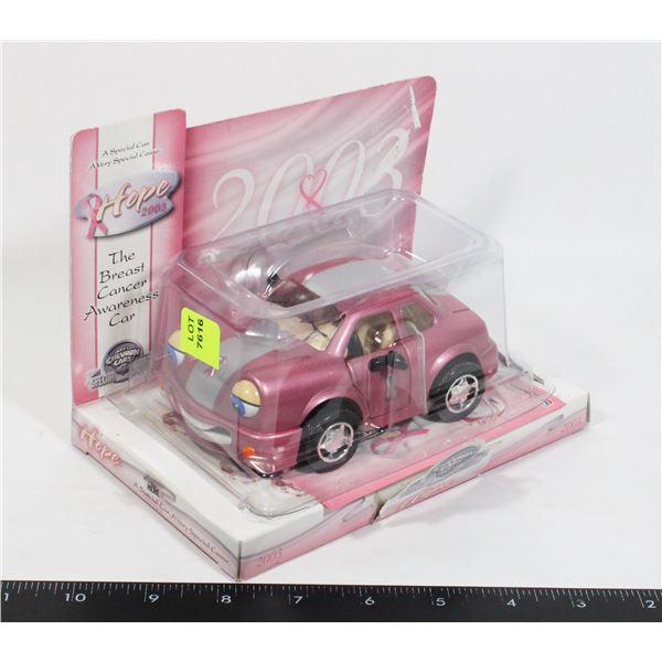 CHEVRON CARS HOPE BREAST CANCER AWARENESS
