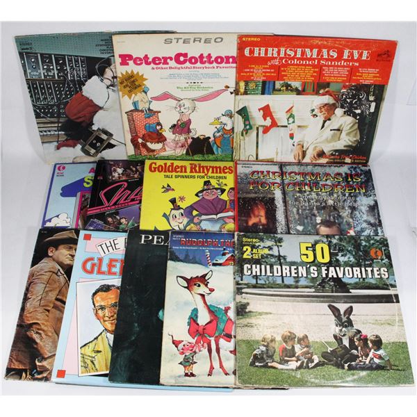 BUNDLE OF VINTAGE LP RECORDS INCLUDING KFC