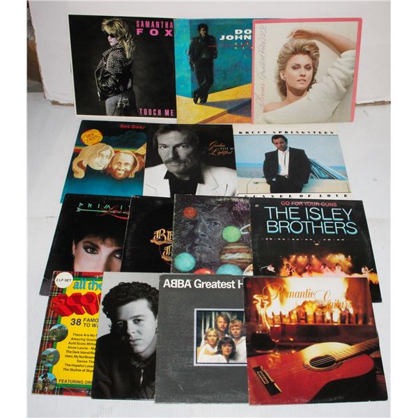LARGE LOT OF RECORDS INCLUDING SAMANTHA FOX,