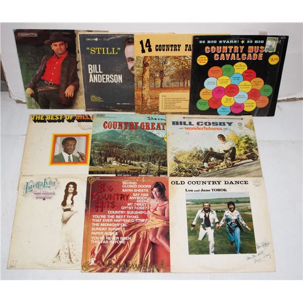 BUNDLE OF VINYL LP RECORDS INCLUDING BILL COSBY,