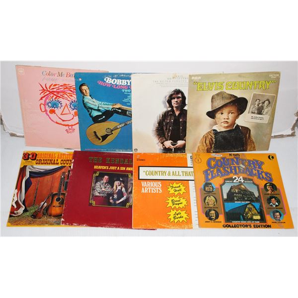 BUNDLE OF VINYL LP RECORDS INCLUDING COUNTRY