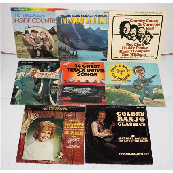 BUNDLE OF VINYL LP RECORDS INCLUDING THE MOM AND