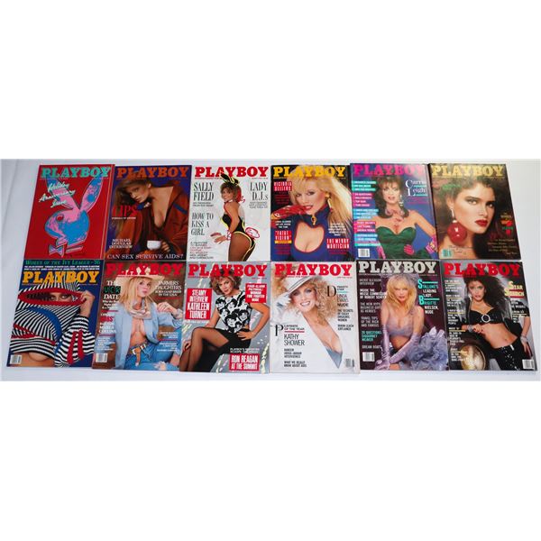 COMPLETE 1986 SET OF PLAYBOY ENTERTAINMENT FOR