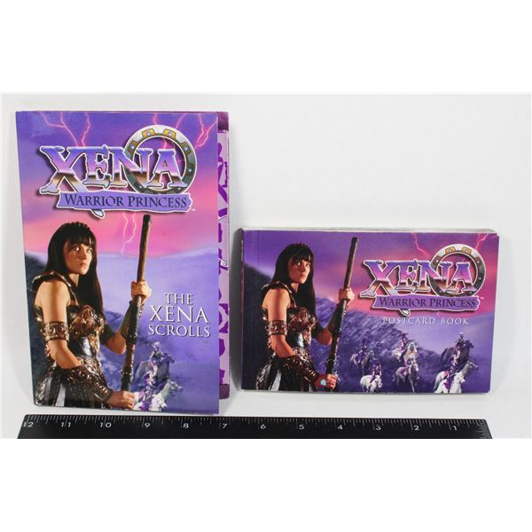 XENA WARRIOR PRINCESS POSTCARD BOOK, AND