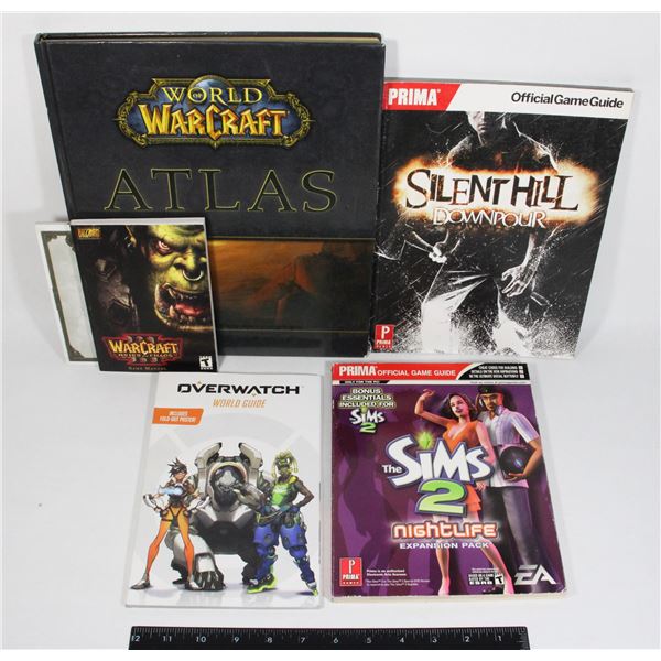 LOT OF GAME GUIDES, AND MANUALS