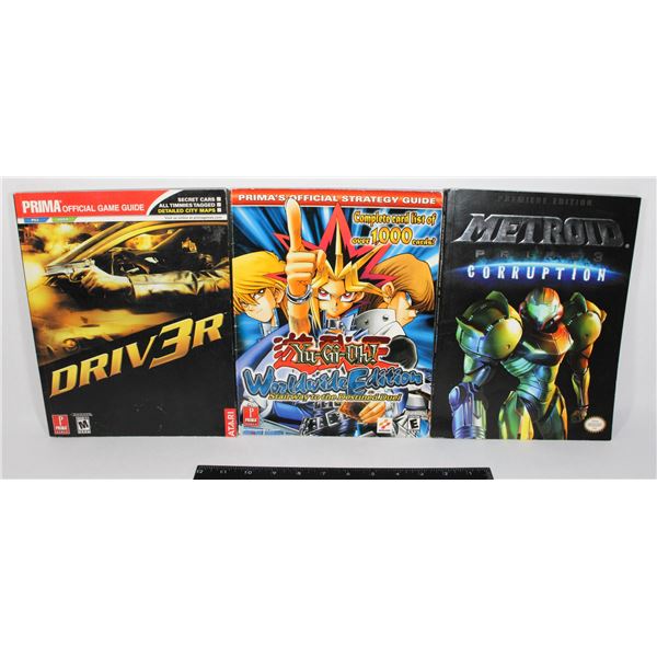 LOT OF GAMING BOOKS, PREMIERS EDITON METROID