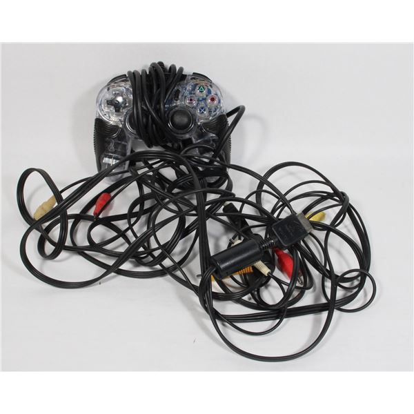 PLAYSTATION 2 CONTROLLER AND 2 SETS OF