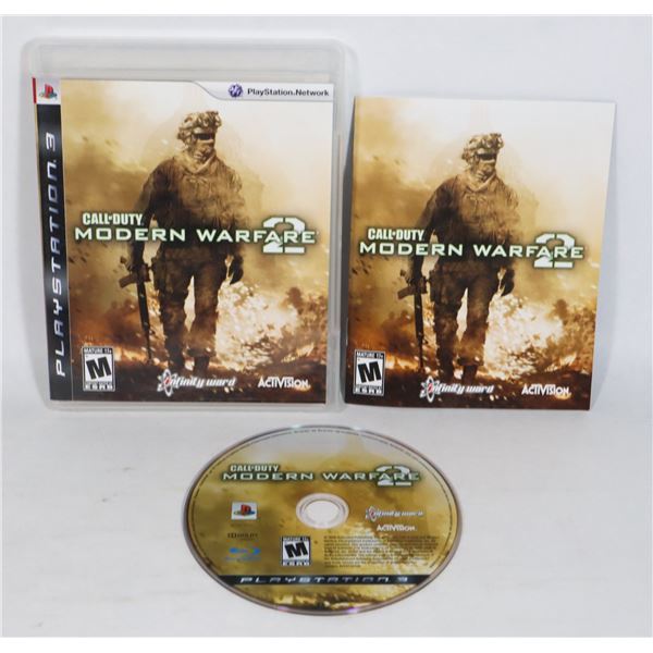 PLAYSTATION 3 CALL OF DUTY MODERN WARFARE 2 GAME
