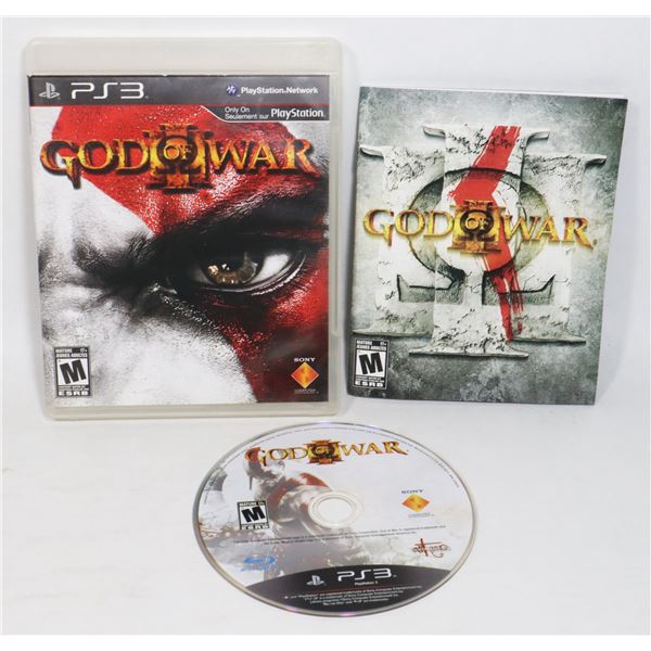 PS3 GOD OF WAR GAME