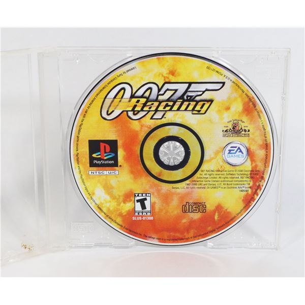 007 RACING PS1 GAME