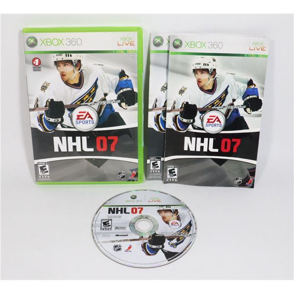 XBOX 360 NHL 07