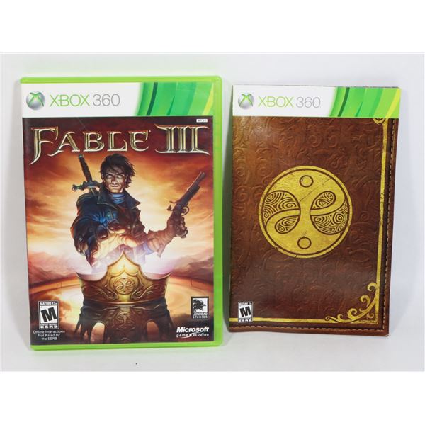 XBOX 360 FABLE III VIDEO GAME